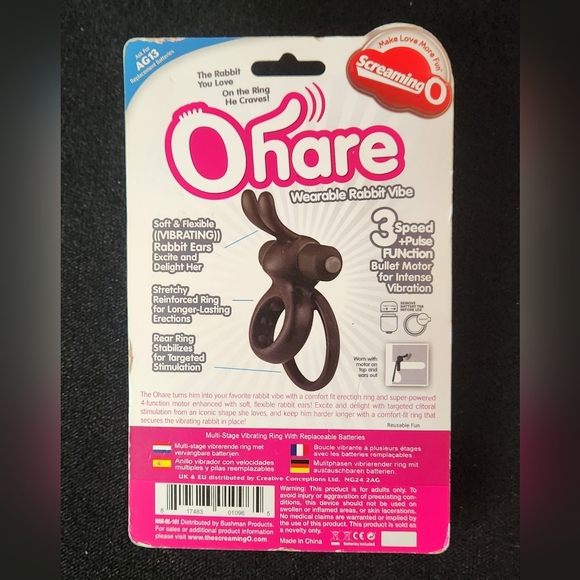 Screaming O Wearable Rabbit Vibe Ring - Picture 2 of 2